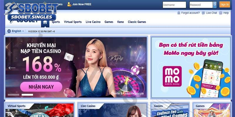 Sbobet Casino và trải nghiệm sòng bạc thời đại mới